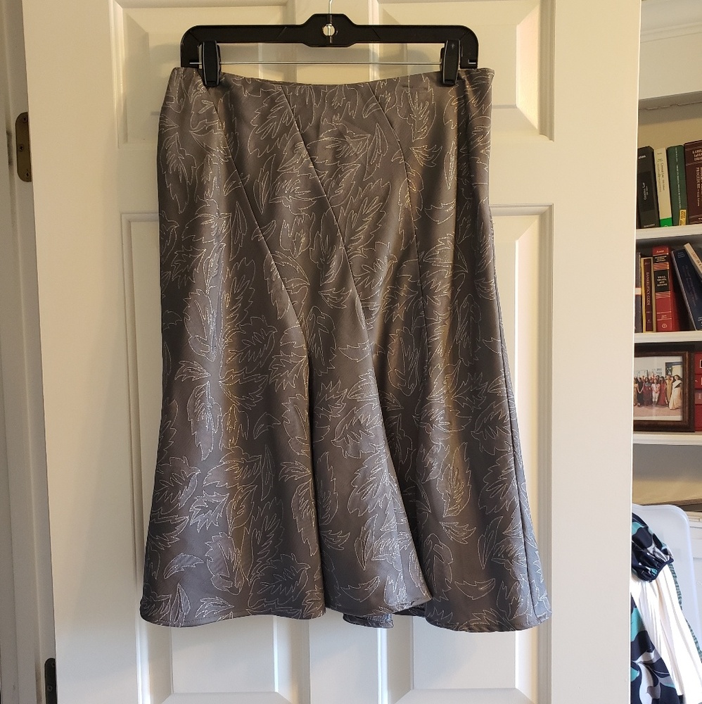 Style & Co Silver Skirt